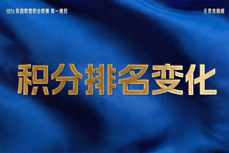 LPL战队排名变化：JDG打破BLG不败战绩，OMG取得赛季首胜